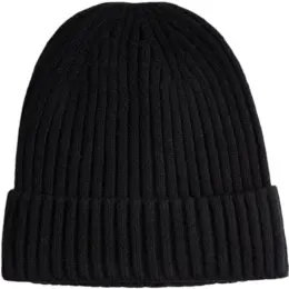 FWRD Glacier Ribbed Beanie Black